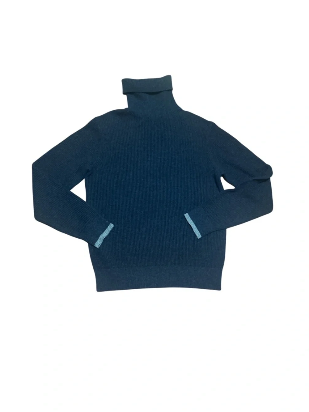 Banana Republic Mens Sweater S Navy Blue Merino Wool Italian Yarn Crewneck